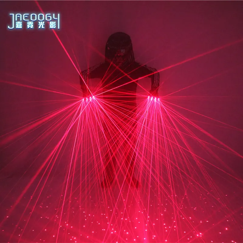 Red Laser Gloves Nightclubs Stage Performances Fluorescent Props LED Luminous Glasses Music Festival