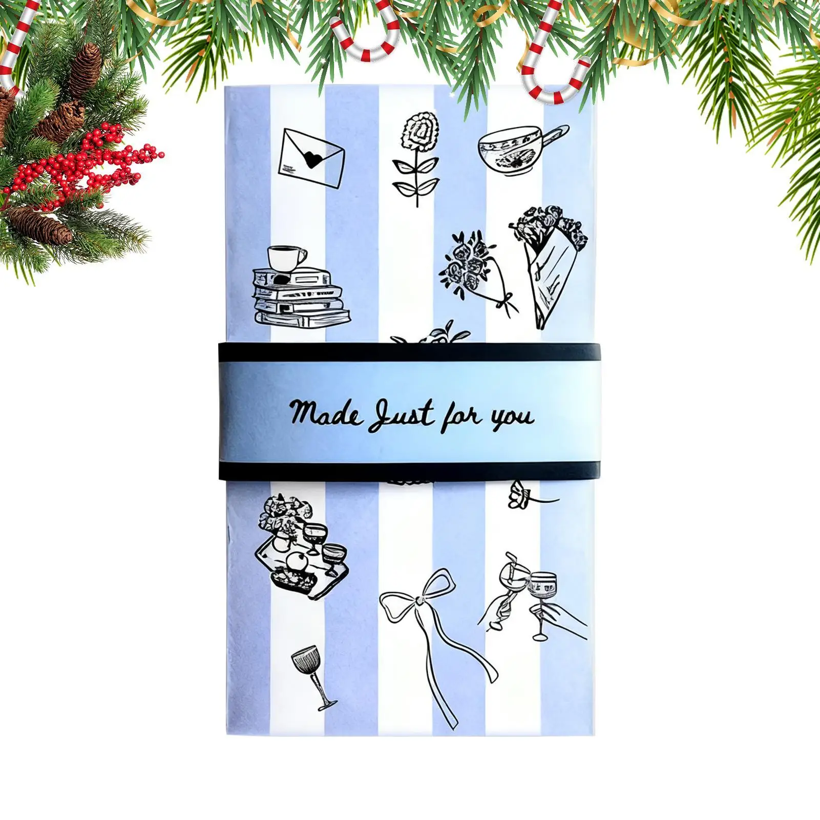 Christmas Giftcard Book Money Holder Envelope Booklet Christmas Giftcard Holder Book for Men Women Boys Girls Youth Teens Son