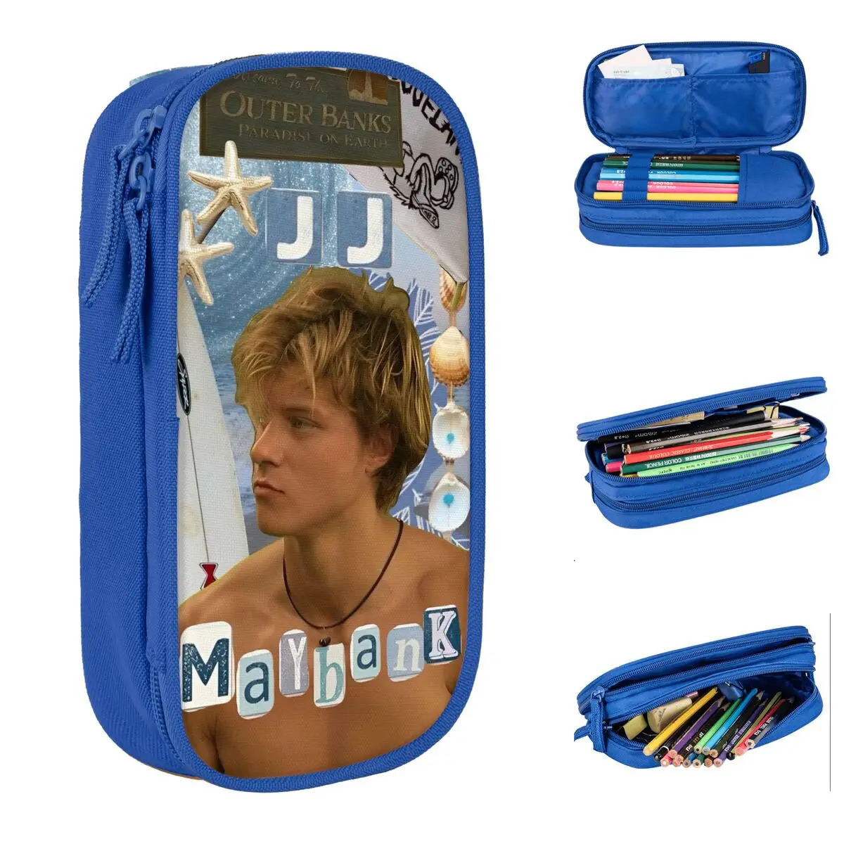 Outerbanks Pencil Cases JJ Maybank Pencilcases Pen Holder Kids Large Storage Bags School Supplies Gifts Stationery