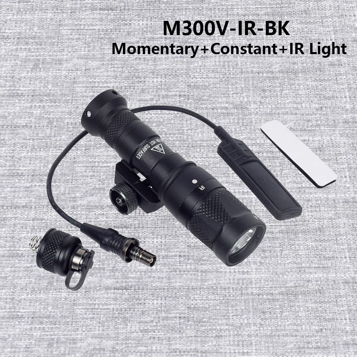 Tactische Trefzekere M300 M600 Upgrade M 300V Ir M 600V Ir Infrarood Led Scout Licht Zaklamp Jacht Rail Mount Wapen Licht