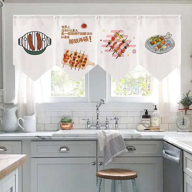 Sushi Shop Adversing Flag Hanging Japanese Door Curtains Doorway Short Curtain Izakaya Resturant Enterance Noren Bistro Decor 3