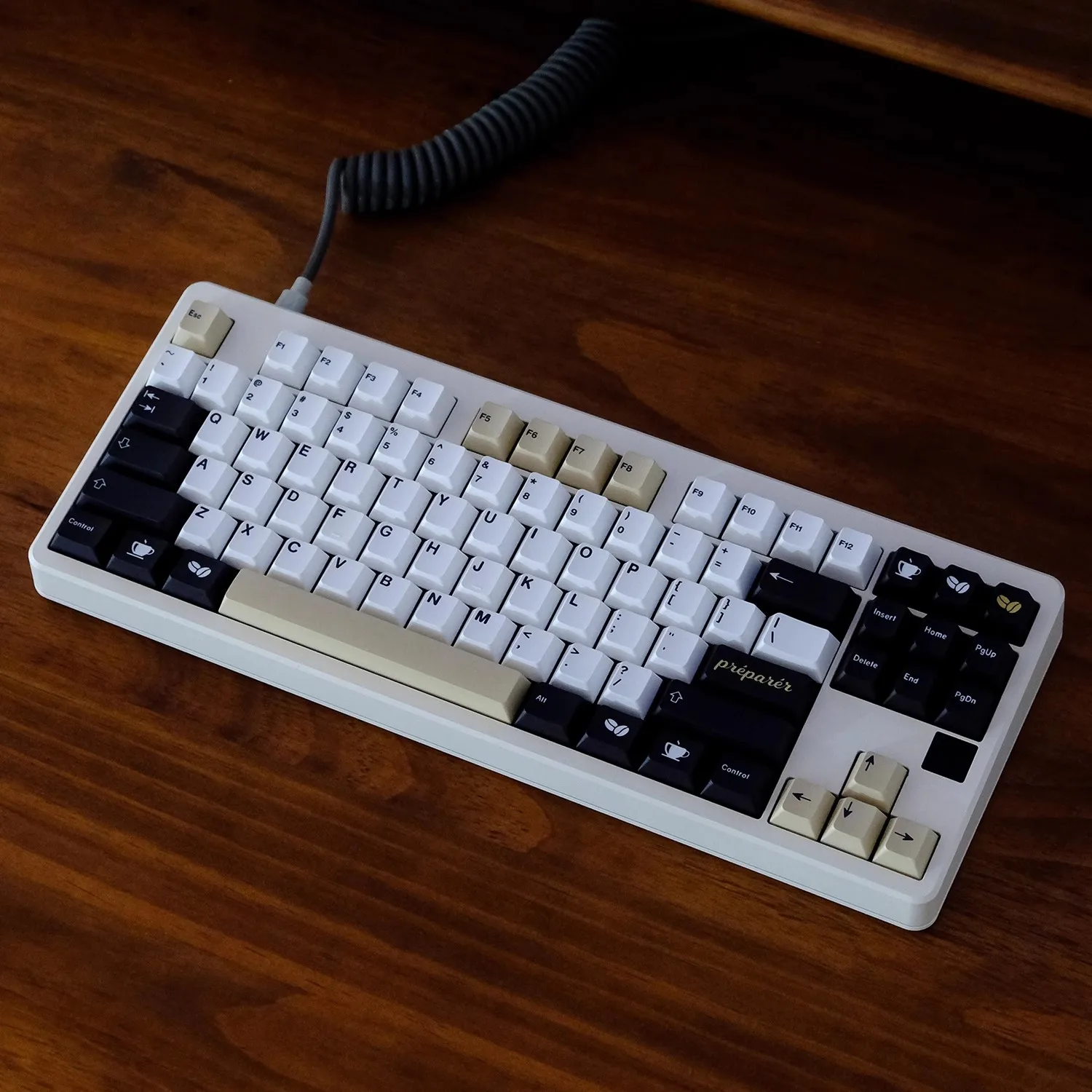 Gmk Cafe Keycaps Pbt Dye Sublimation Cherry Profile Key Caps 1.75u 2u Shift para mx Switch Teclados Personalizados Conjunto
