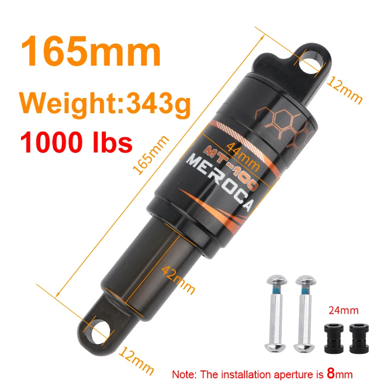 Amortiguadores Traseros De Acero Inoxidable Para Bicicleta D | Cuotas