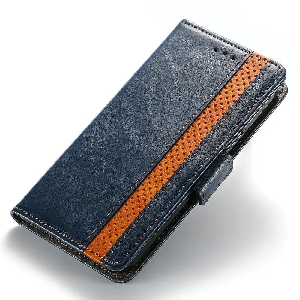 Premium RFID Leather 360° Protection Flip Case