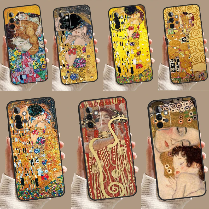 Gustav Klimt's The Kiss Artistic Phone Case Cover