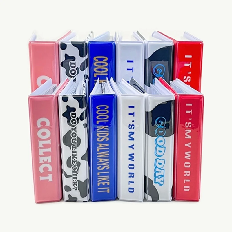 Mini 3Inch Photo Album Small Card Storage Book 64 Slot Photocard Binder Unique Practical Heart Picture Holder