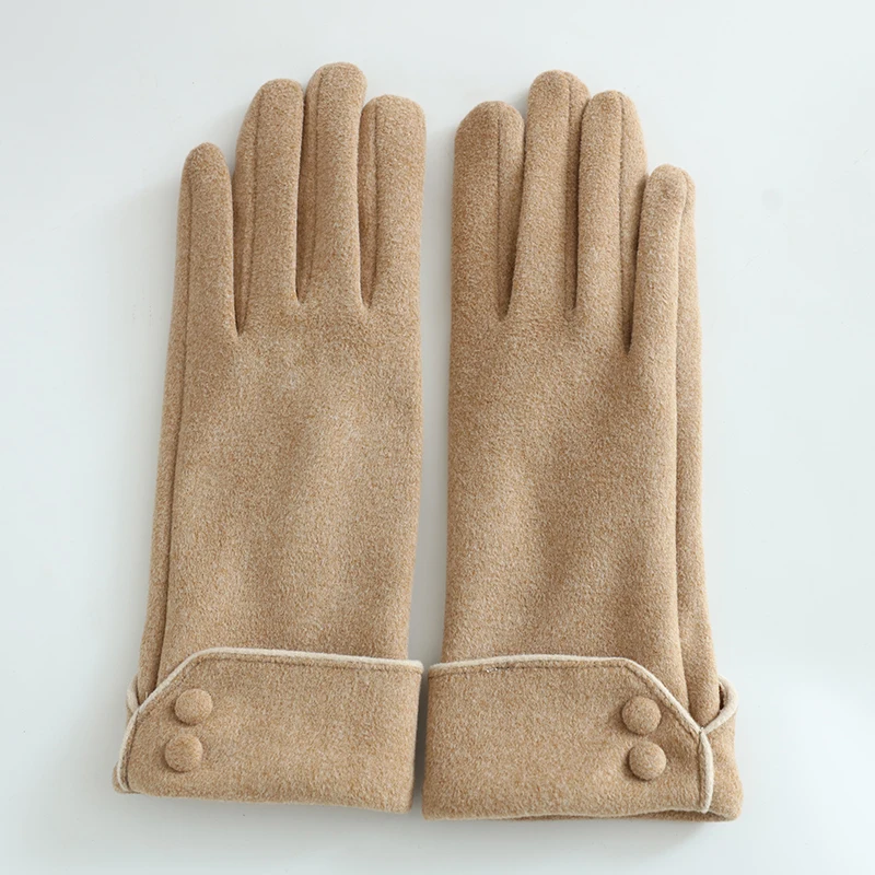 1 Pair of Women's Warm Gloves, Suitable for Women, with Velvet Lining, Windproof and Cold-Resistant, Available in Multiple Colors, Elegant and Stylish Gloves - 6