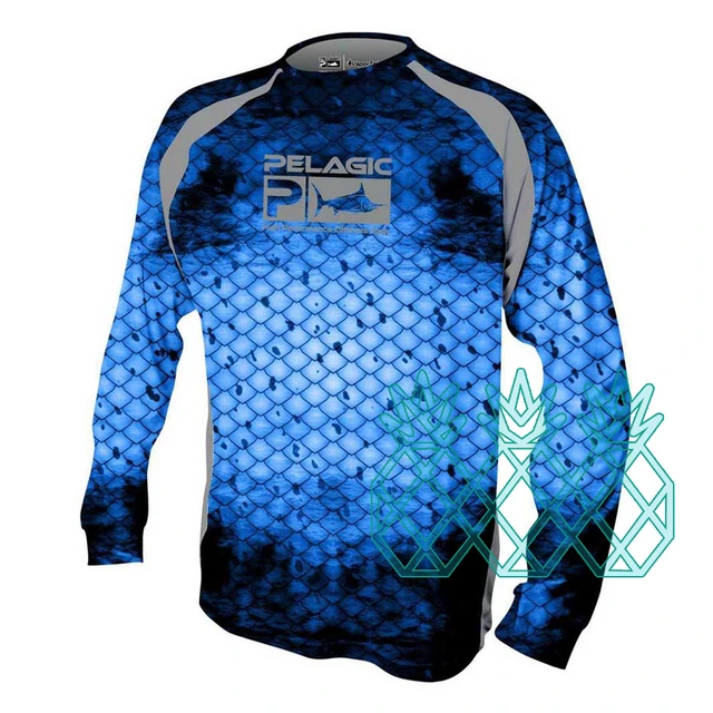 Fishing Wear Unisex Long Sleeve Shirt 50+ UPF UV Protection Quick