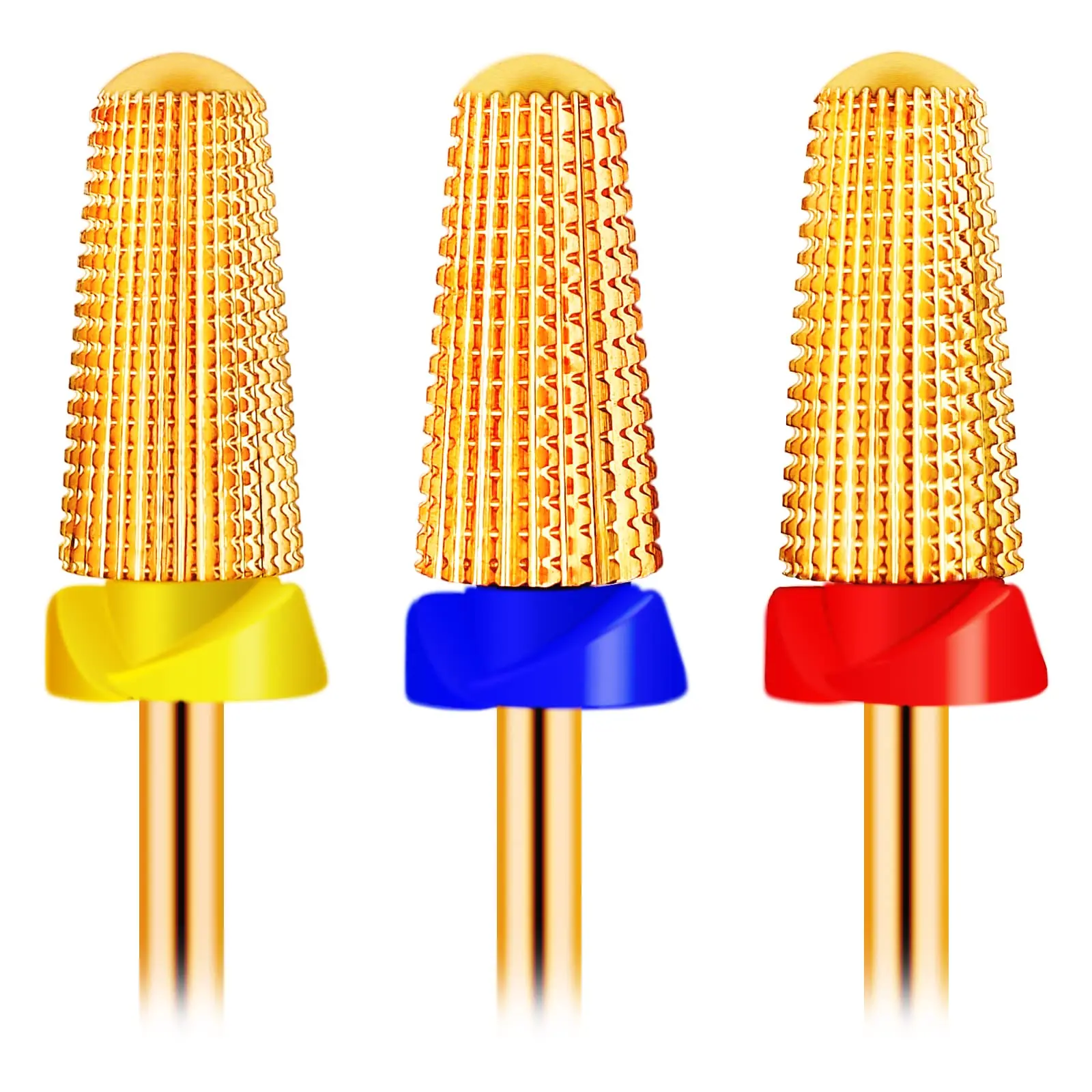 

Professional Tornado Nail Drill Bit Tungsten Cabide Milling Cutter Multifunction Safety Round Top for Manicure Nail Tools