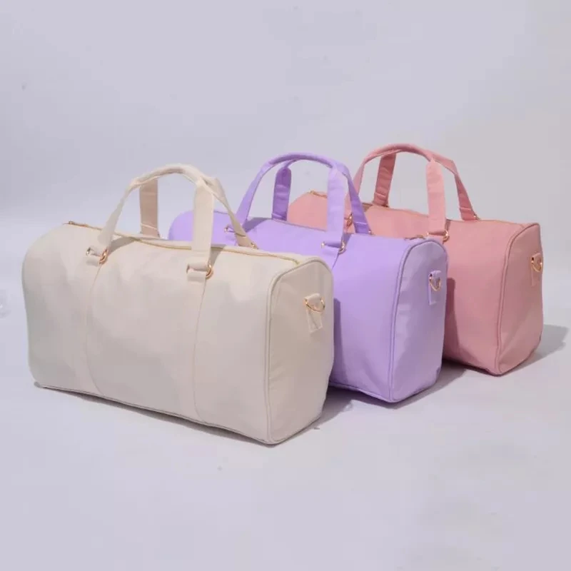 

Large Capacity Travel Bag Nylon Pink Waterproof Fashion Sport Bags Shoulder Messenger Bag High Quality Handbag Travel Organizer