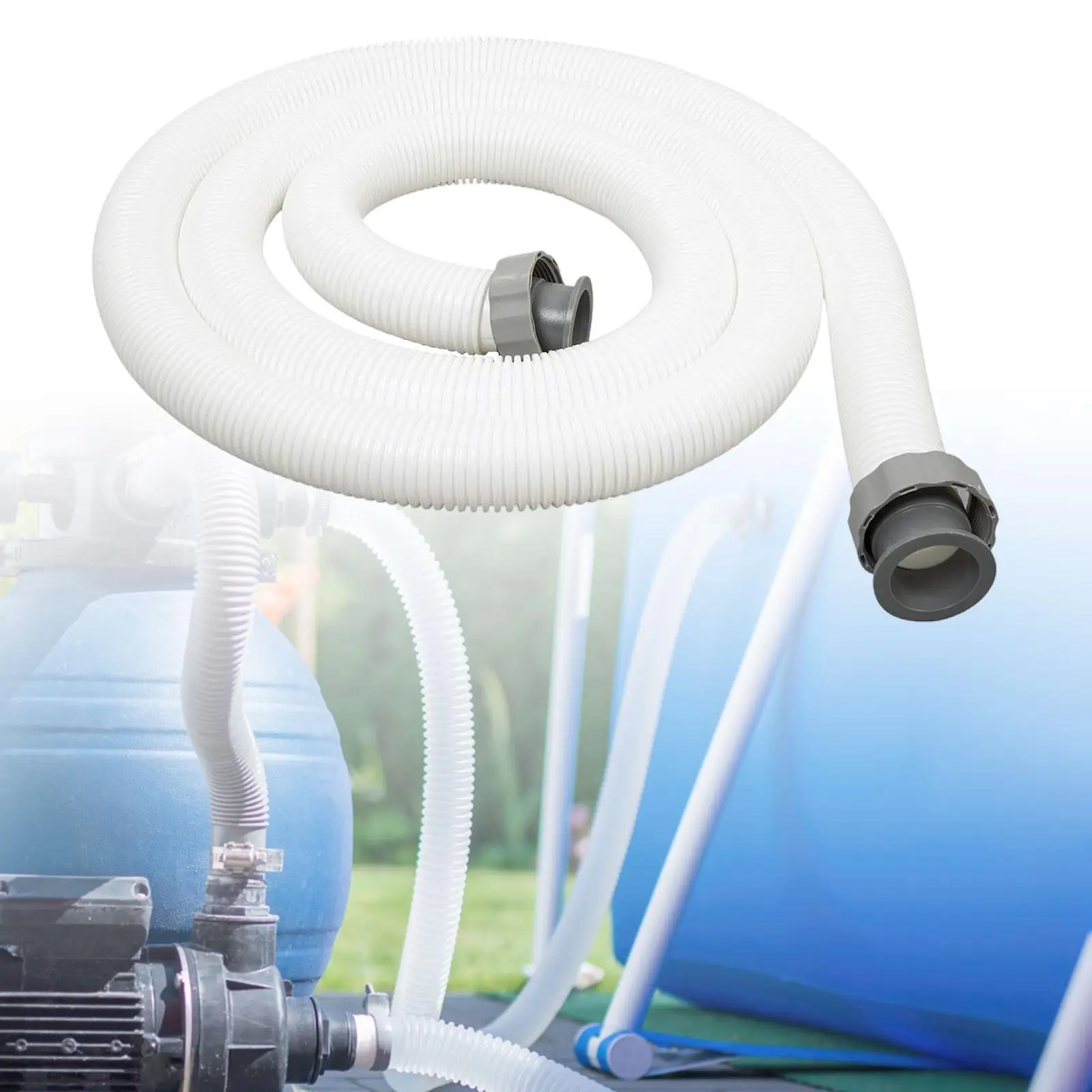 

Interconnecting Hose Dia 1.5cm Replacement Hose Pool Sand Filter Pump Hose for Patio Pool Pump above Ground Pools Hot Tubs SPA