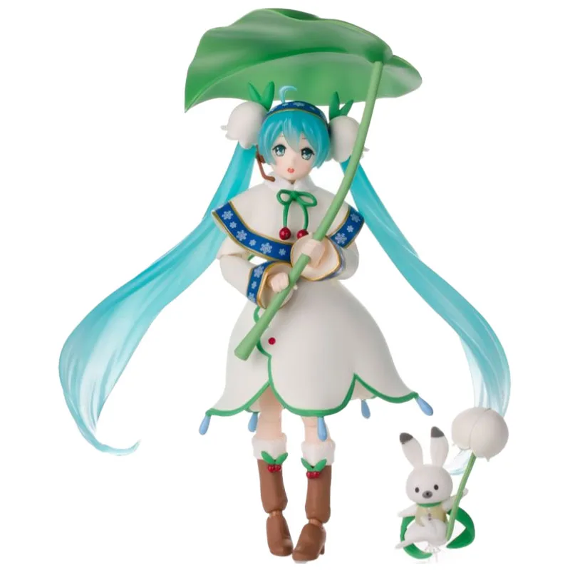 

Max Factory Figma EX-024 Hatsune Miku VOCALOID Snow Bell Ver Anime Figure Model Collecile Action Toys Gifts