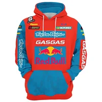 Новинка 2023 года, весенне-осенняя толстовка с капюшоном Red Bull, уличная мода, мужской пуловер с 3D принтом, спортивная одежда на открытом воздухе, гоночный костюм — изображение 5