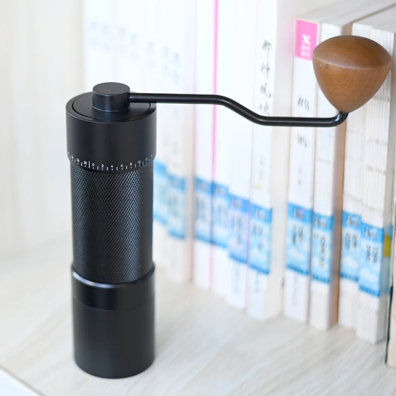 Manual Coffee Grinder 38mm 7core burr 3 bearings Portable Adjustable Espresso Grinder