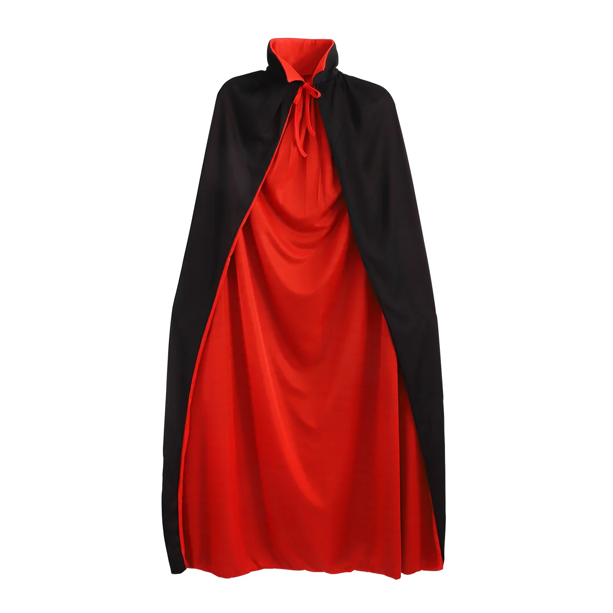 

Black Cape Adult Costume Cloak Red Women Black Men Capes Cosplay Performance Bat Hood Hooded Dress Costumes Decoration