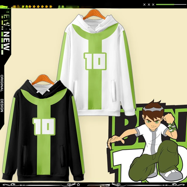 Ben 10 Alien Force 3D Hoodies Cosplay Ben Sweatshirt Coat Jacket