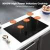 30 Inch Induction Cooktop, 9000W Built in Induction Stove Top, Electric Cooktop with 5 Boost Burner, 9 Heating Level, Timer 2