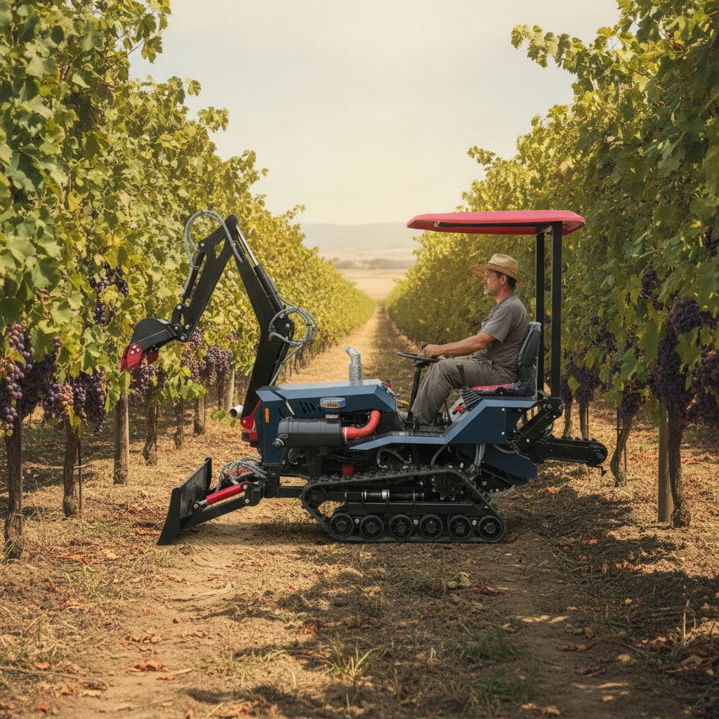 Muddy Paddy Schwerlast-Raupentraktor Euro 5 EPA-Standard Kostenloser Versand Leistungsstarker Landwirtschaftlicher Traktor mit Stabiler Traktion
