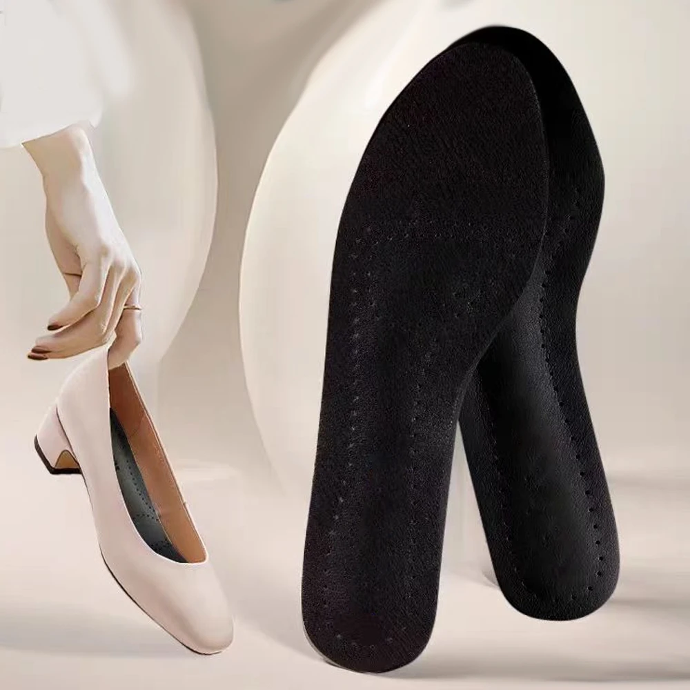 Selbstklebende Ledereinlagen für Damenschuhe Einlage Rutschfeste Schuhpolster für High Heels Sandalen Atmungsaktive stoßdämpfende Einlegesohle – Detail 9