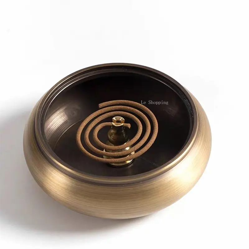 Alloy Gourd Base Incense Burner Accessories Thread Incense Tray Rack DIY Home Bedroom Yoga Temple Supplies