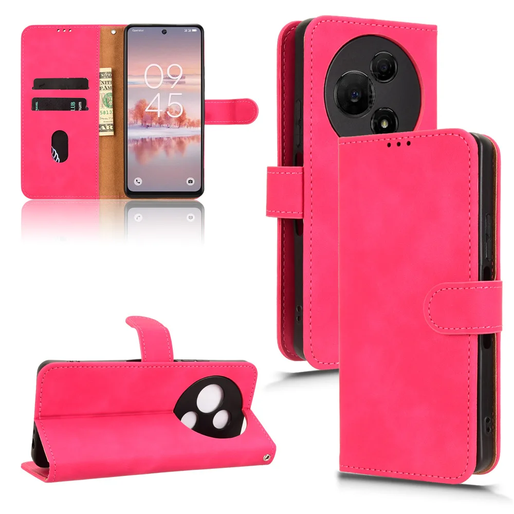 PU Leather Wallet Flip Stand Card Holder Case Cover