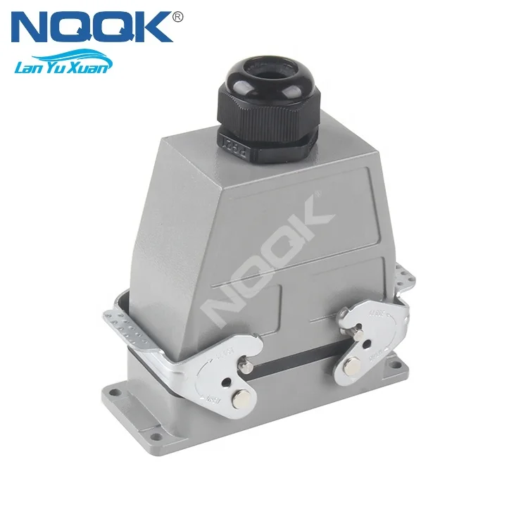 

HDC-HSB-006-02S HSB 35A 6 pin industrial rectangular waterproof plug heavy duty connector