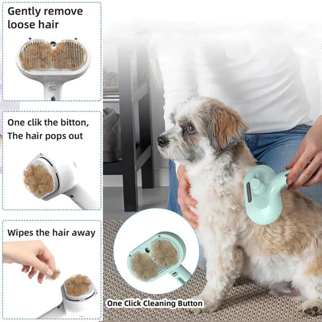 Steam Dog Grooming Brush 1