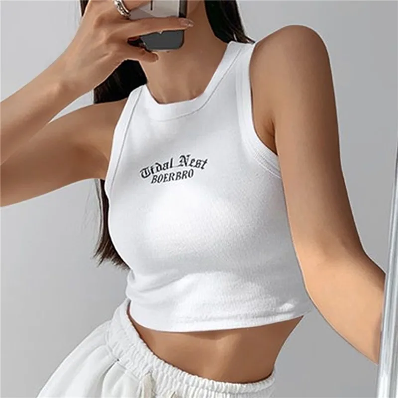 Y2k BacklessTank Top Slim Summer Tank Top Sexy Lady Clothing Ropa De Mujer  Ins Fashion Party Club Female Crop Top - AliExpress