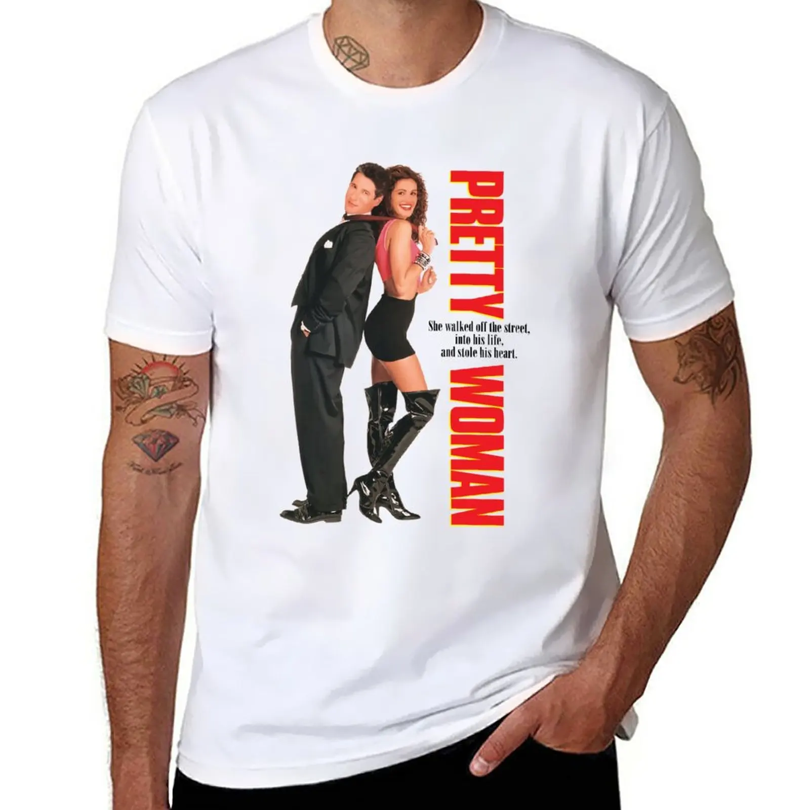 

New Pretty Woman (1990) T-Shirt plain t-shirt heavyweight t shirts mens clothes