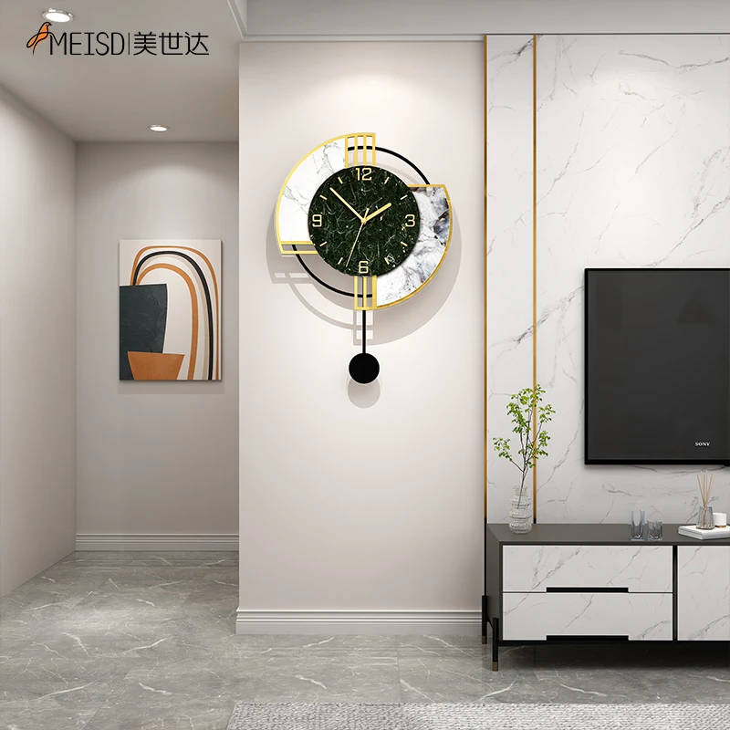 MEISD Acrylic Silent Wall Clock Modern Design Wall Decor Clockwork