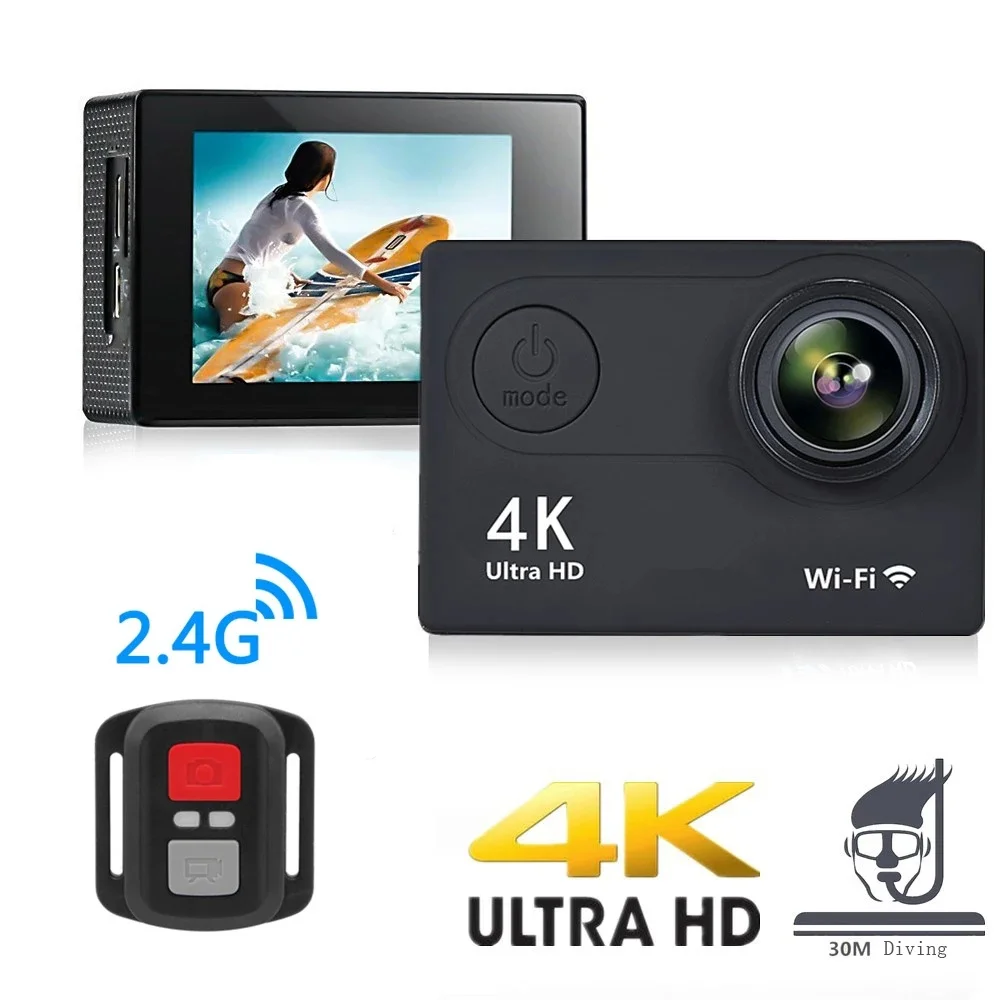 Action Camera H9R Ultra HD 4K WiFi Remote Control Sports Video