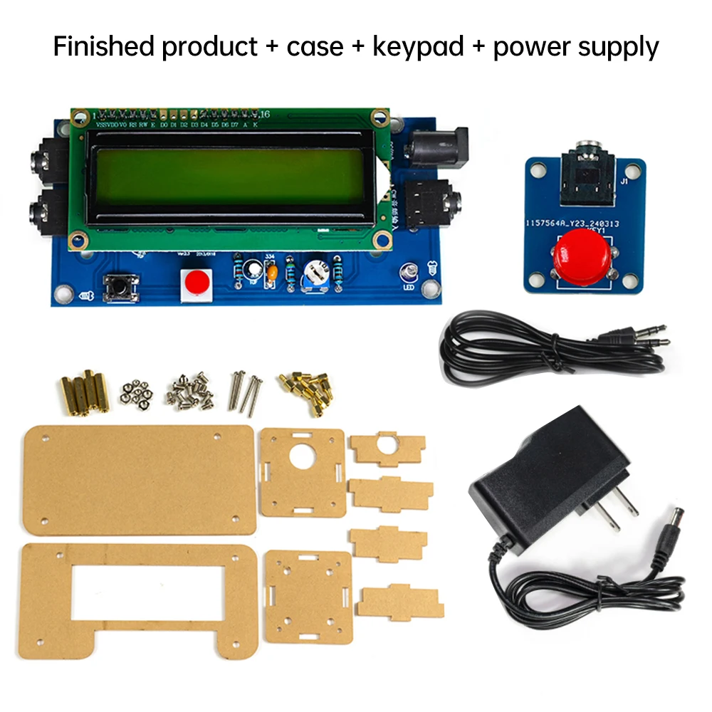 LCD Display DC 9V CW Morse Code Decoder Bulk Circuit Board Welding