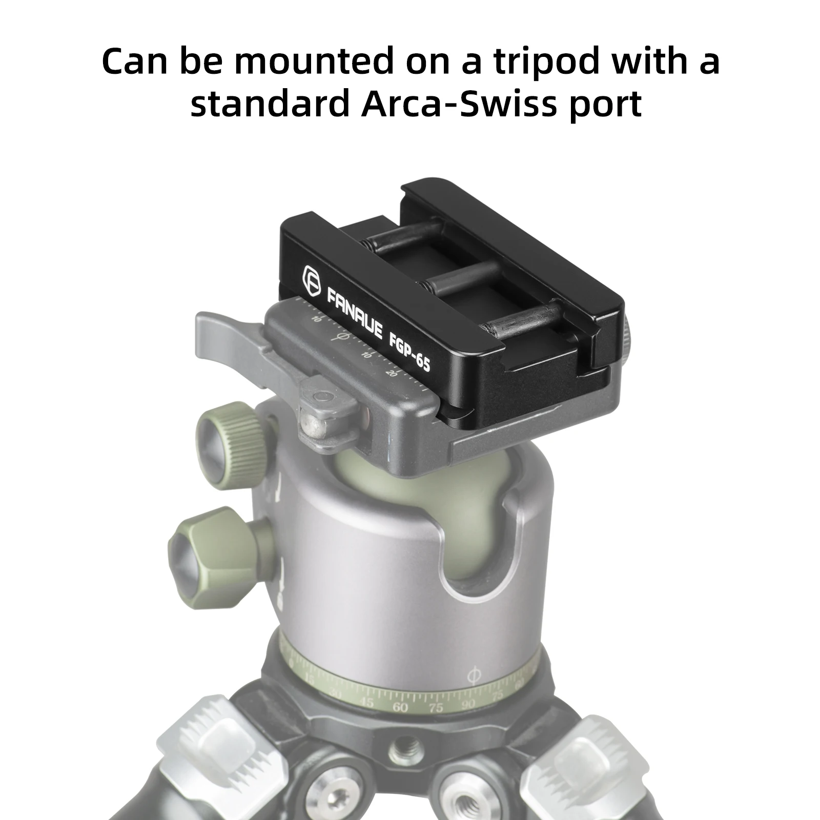 Tripod Adapter Mount Picatinny Arca-Swiss Compatible Rail Plate Anti-slip Slot CNC Machined Aluminum
