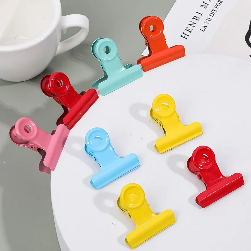 Home Food Fast Food Clip Bag Snack Storage Seal Bag Clip Sealer Kitchen Tool Household Close 5 PCS sealing clips bag clips bread bag clips kitchen bag clips storage bag clips
