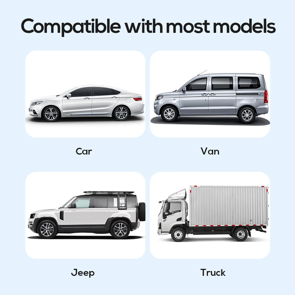 Car Headrest Cooling Fan 3 Speeds Adjustable Car Air Cooling Fan 5V/2A Electric Fan Car Rear Backrest Fan Car Interior Accessory