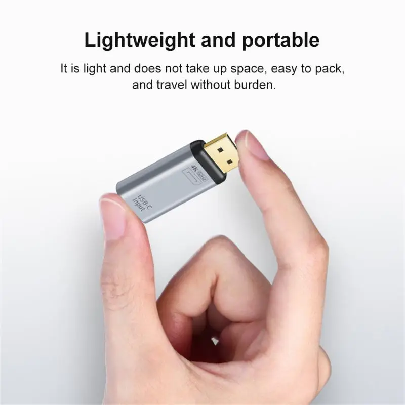 

Адаптер 4K USB C на DP/HDMI-совместимый/Мини DP преобразователь Ype C на Thunderbolt 3 для MacBook S20