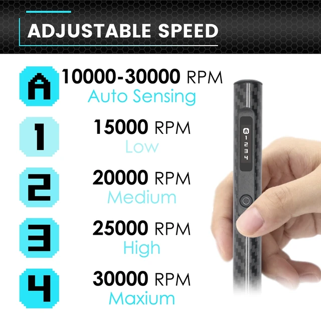ARROWMAX GC6 Smart Engraving Pen Electric Mini Grinder Cordless Rotary Tool with 39 Bits for Crafts Jewelry Wood Glass Carving 2