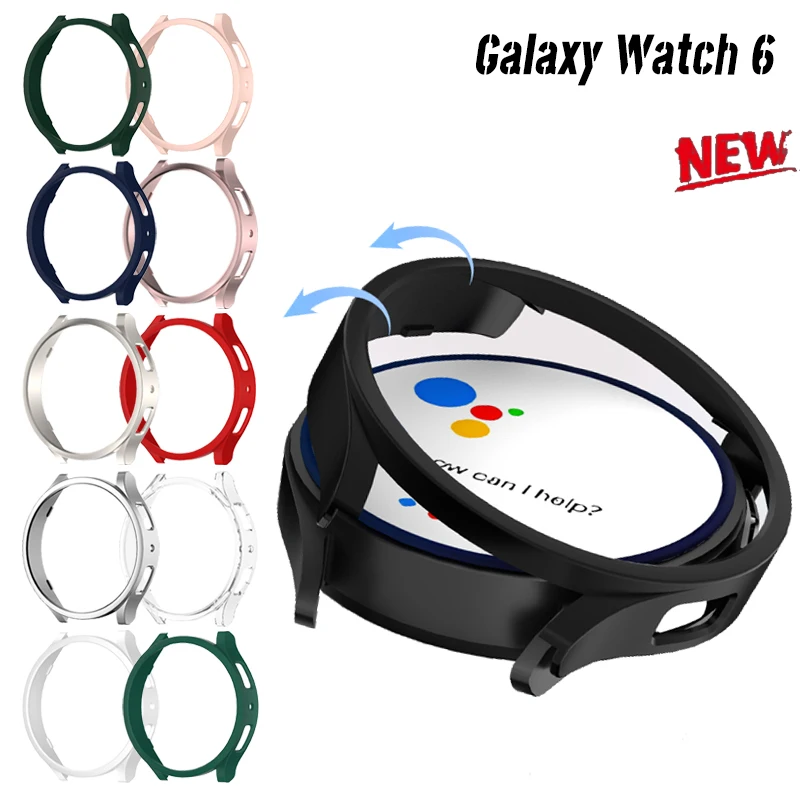 Custodia Per Samsung Galaxy Watch 6 Classic 43Mm 47Mm Smartwatch Pc Protect Shell Bumper Per Galaxy Watch 6 40Mm 44Mm Protector Fram