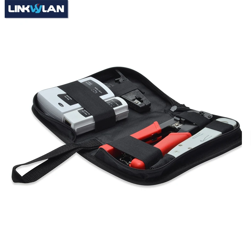 Linkwylan-kit de Ferramentas de Rede Conjunto Rj11 Rj12 Rj45 Ferramenta de Friso Lsa Decapador de Cabo Testador