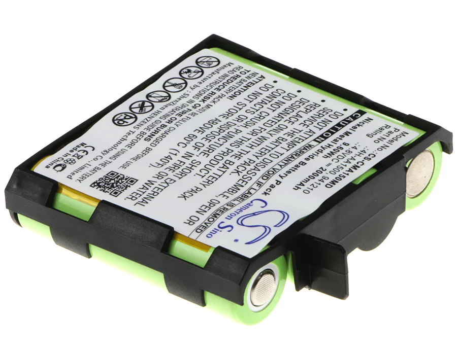 GreenBatteryPowerCameronSino 2000mAh 4.8V 9.60Wh Medical Ni-MH Battery for Compex Mi,4H-AA1500,941210,Theta 500, Rehab 400,SP2.0