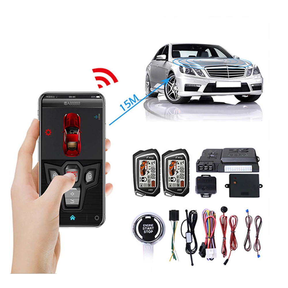 Car Remote Starter System PKE Keyless Entry Engine Starter Central Lock