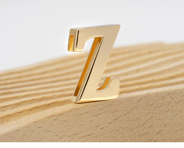 26 Borchie Lettere Alfabeto Per Decorazione Vestiti E Borse - Argento - Foto 12