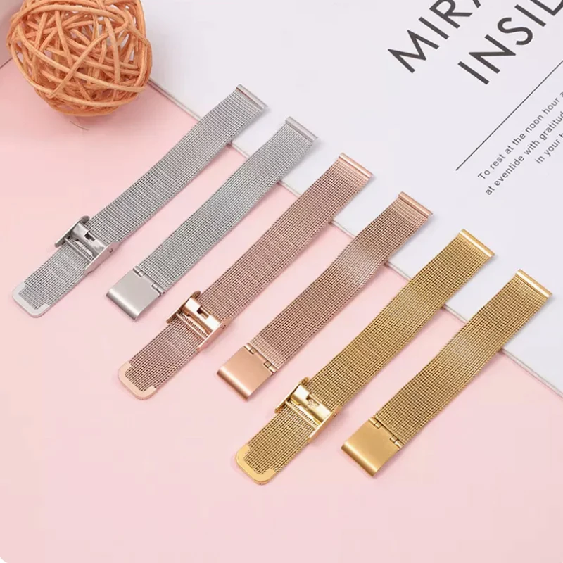 Stainless Steel Milanese Mesh Watch Strap - Thin Bracelet