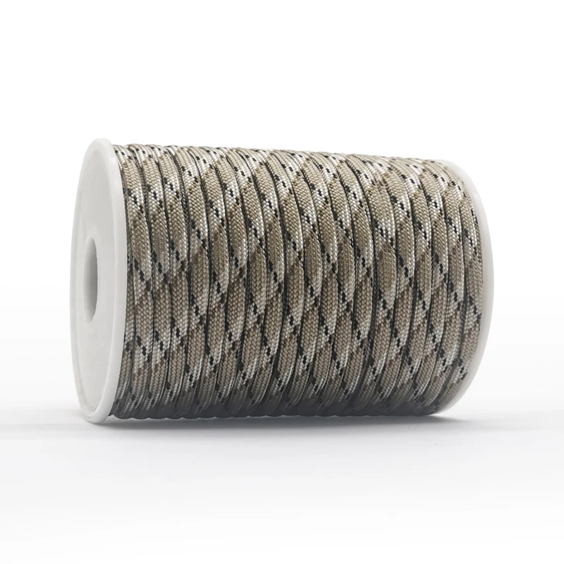 Corde Paracorde 550 4 Mm - 7 Brins - Longueurs 5/15/30 M Pour Randonnée Camping Survie