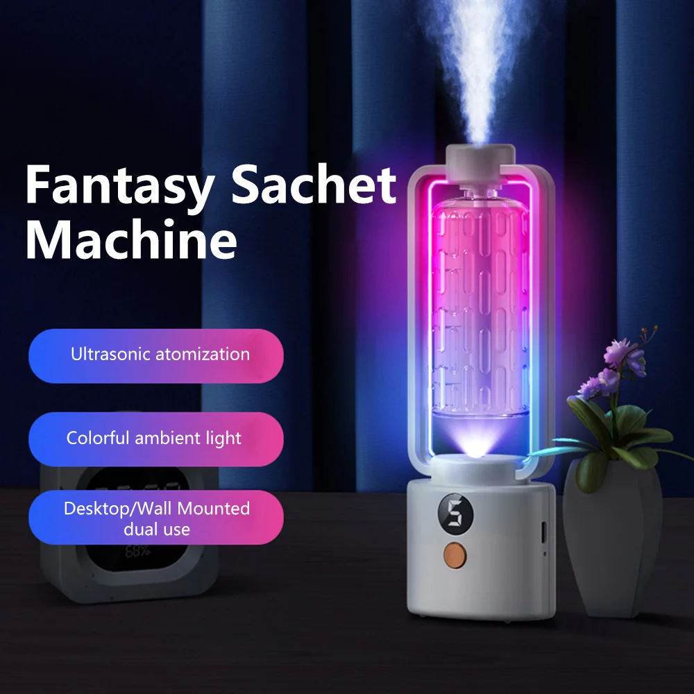 

Desktop Aromatherapy Diffuser Lamp USB Rechargeable Essential Oil Spraying Lamp Aromatherapy Humidifier for Bedroom Office