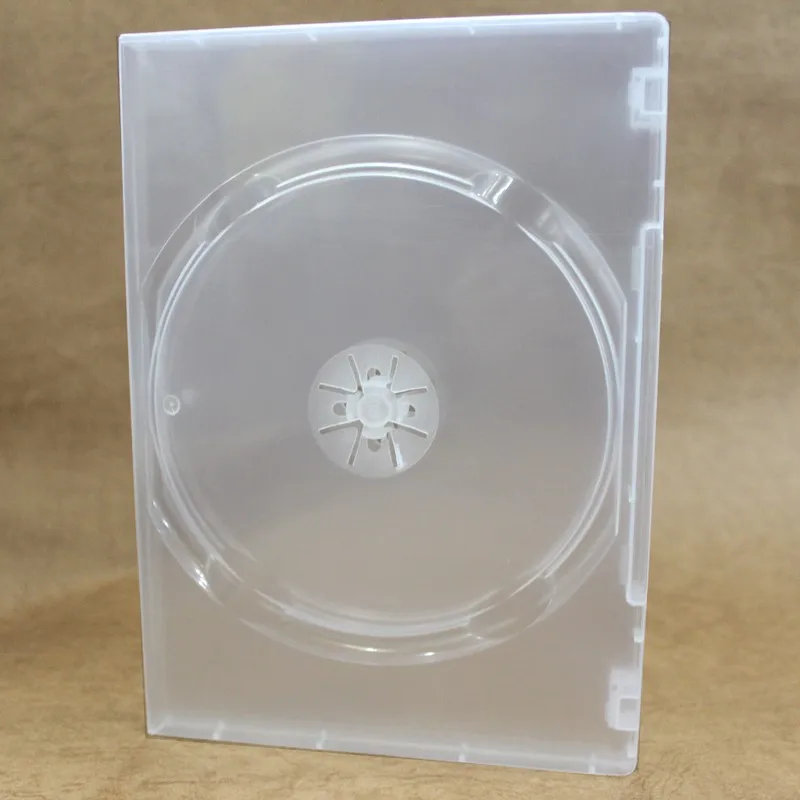CD saklama kutusu Disk kutusu iki parçalı CD durumda DVD plastik kasa DVD kutusu Disk organizatör Homeuse için saklama kutusu