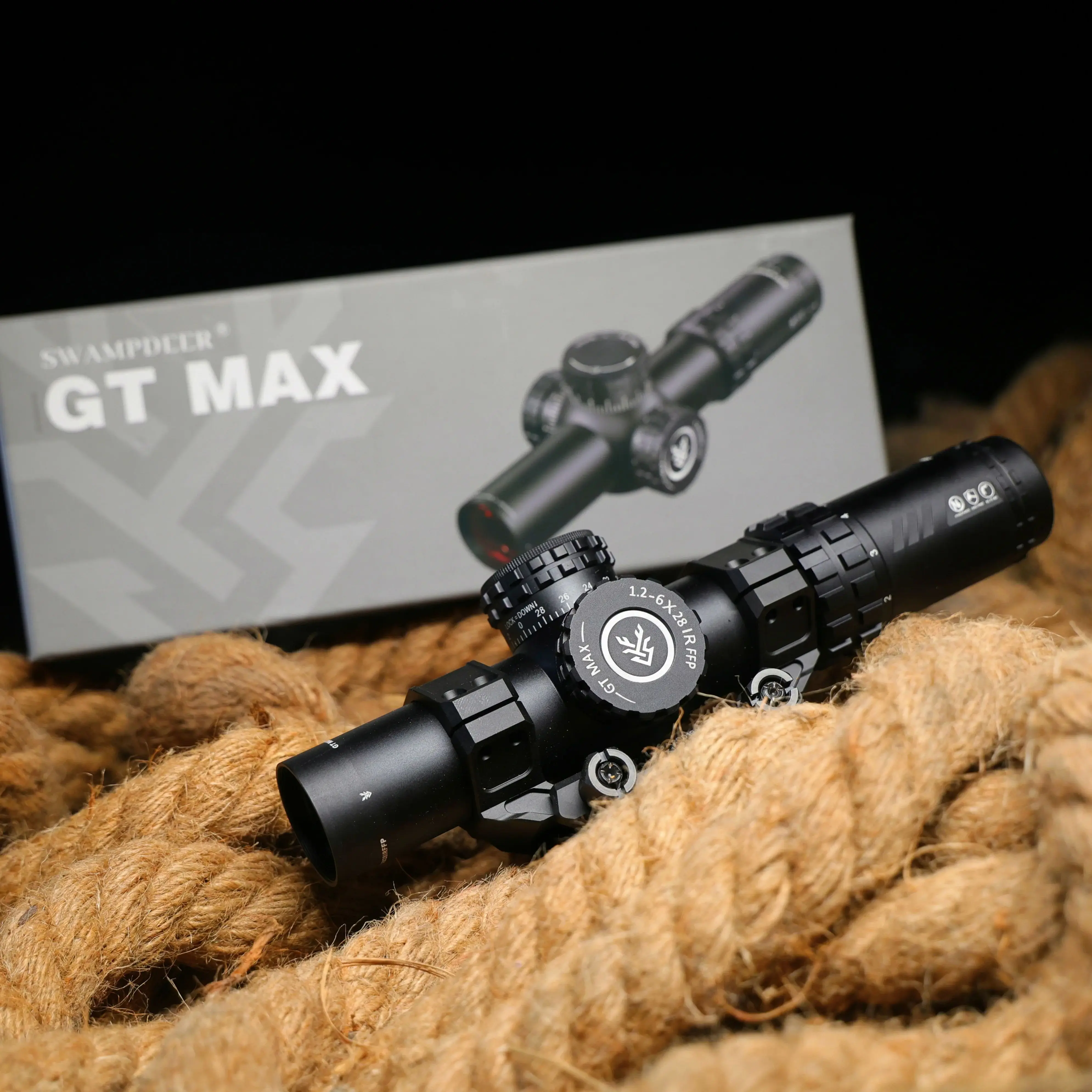SWAMP DEER Riflescope GT MAX 1.2-6x28 IR First Focal Plane 34MM