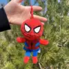 15cm Super Hero Spider-Man Superman Captain America Plush Keychains  Small Pendant Hangings Christmas Birthday Gifts For Kids 6