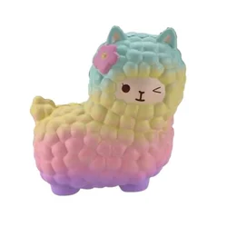 Jumbo oveja Alpaca Squishy Galaxy, Animal de elevación lenta, Squishy Squish venta al por mayor, exquisito regalo para niños, decoración de Navidad, juguetes para niños