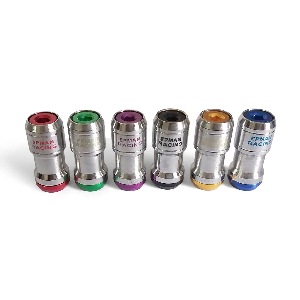 Authentic EPMAN Acorn RIM Racing Lug Wheel Nuts Screw M12 X1.5 Or M12 X1.25 20PCS Car For Toyota For Volkswagen EP-NU7000